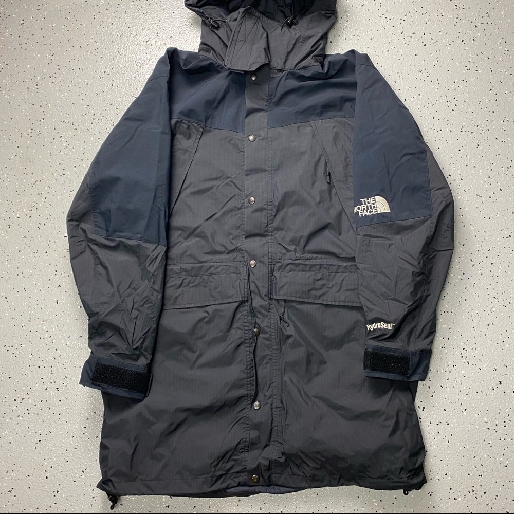 The North Face Black/Navy Men's Hooded Trench Coat